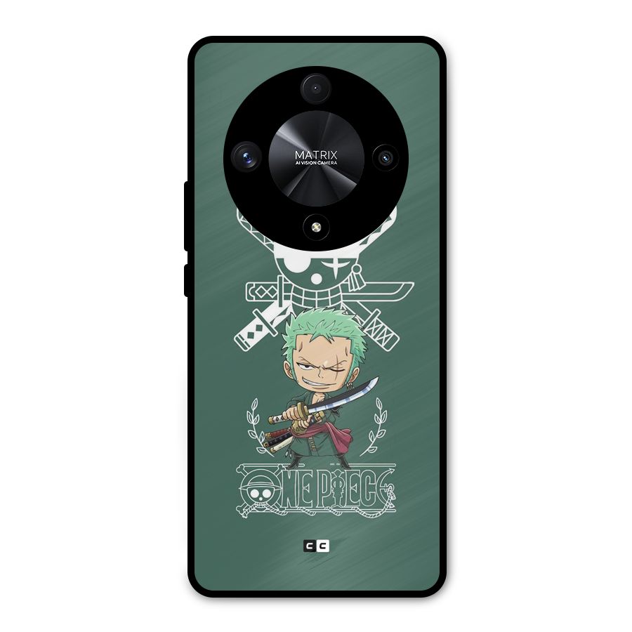 Hunter Zoro Sword Metal Back Case for Honor X9b
