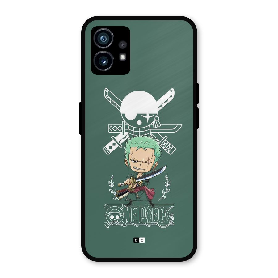 Hunter Zoro Sword Metal Back Case for Nothing Phone 1