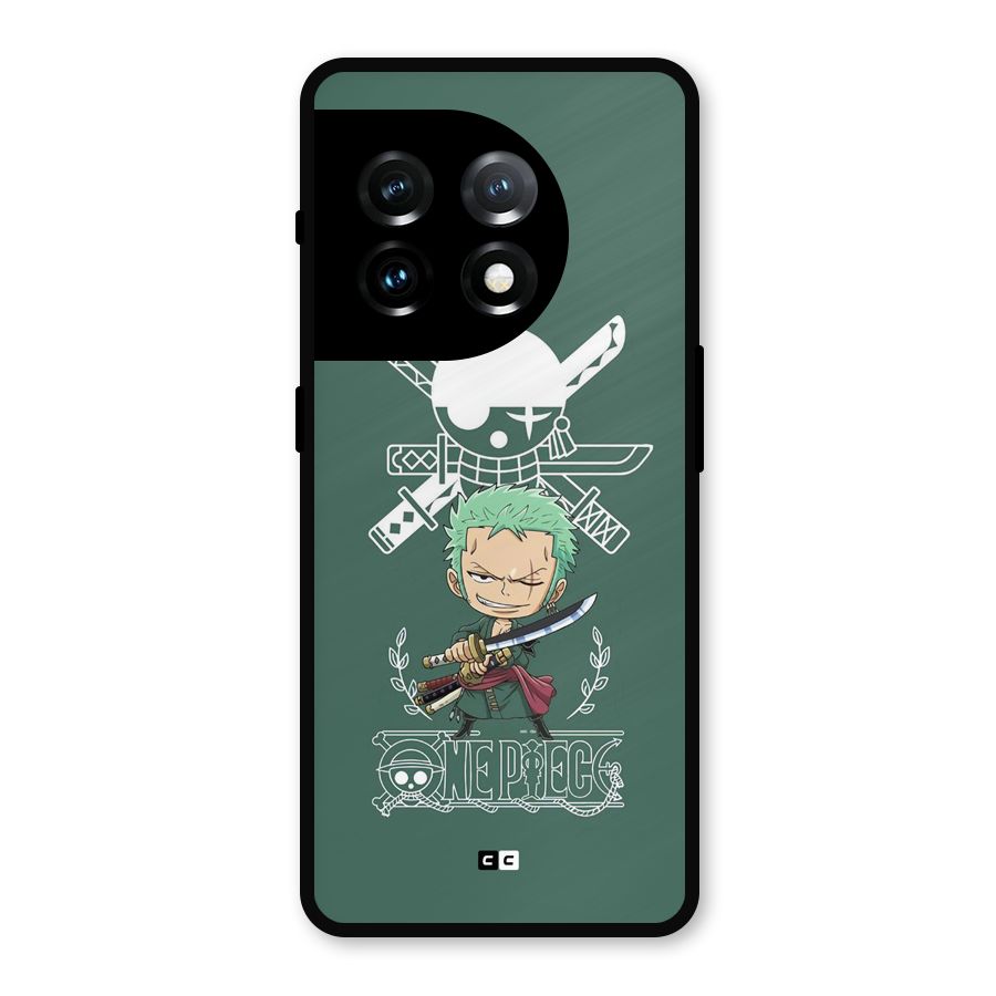 Hunter Zoro Sword Metal Back Case for OnePlus 11