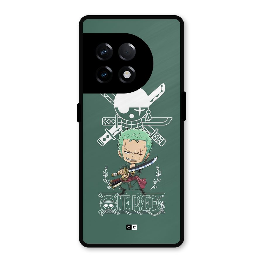 Hunter Zoro Sword Metal Back Case for OnePlus 11R