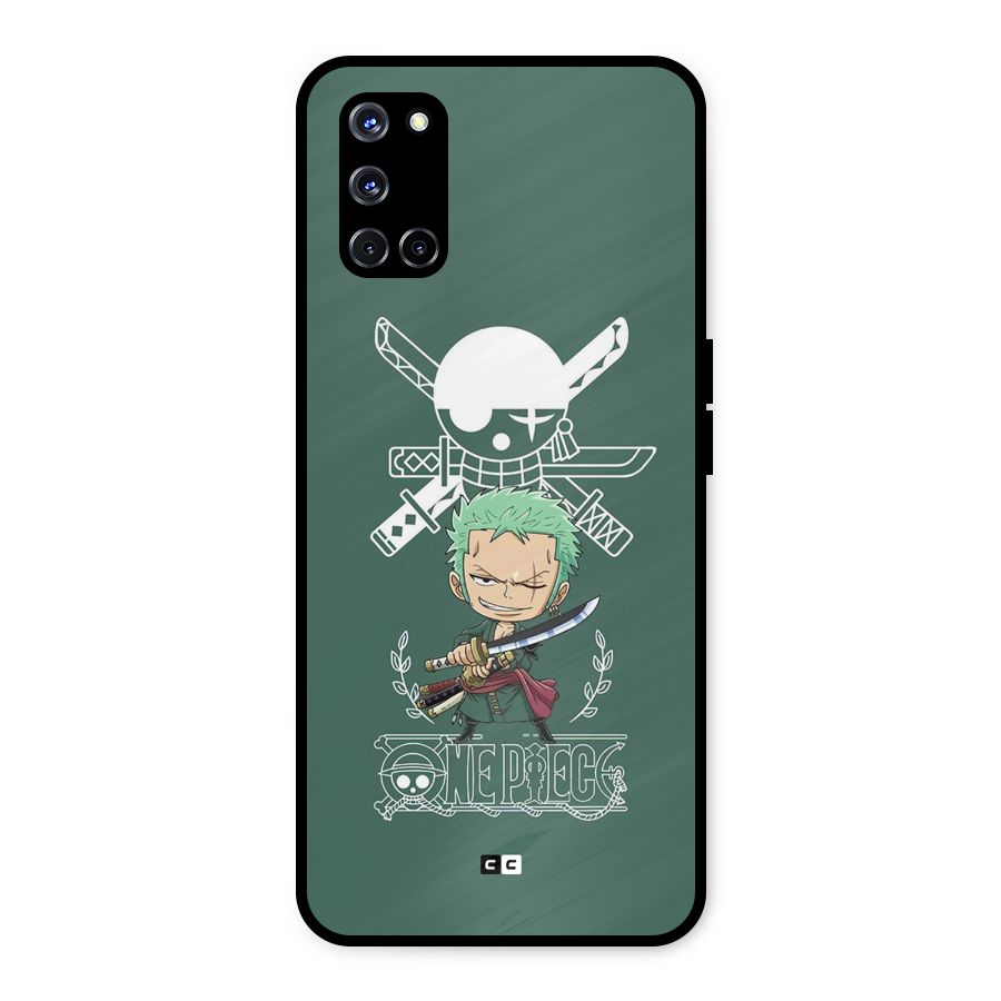 Hunter Zoro Sword Metal Back Case for Oppo A52