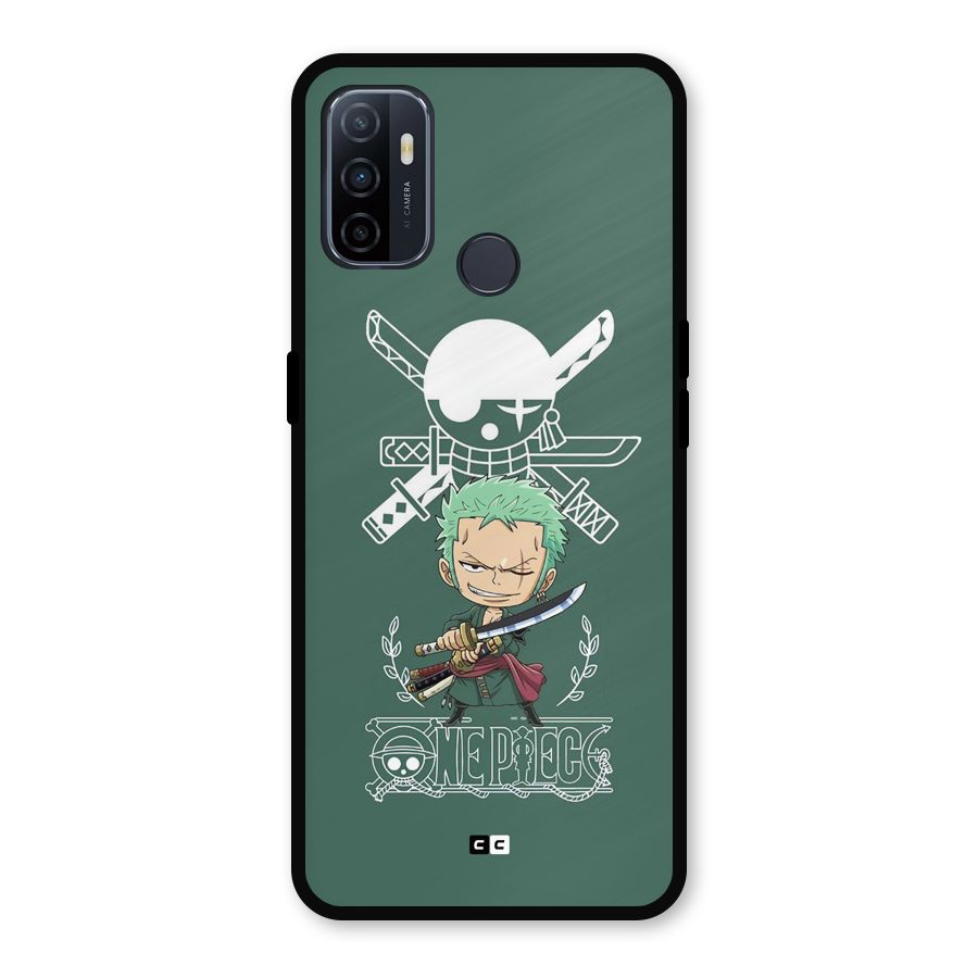 Hunter Zoro Sword Metal Back Case for Oppo A53