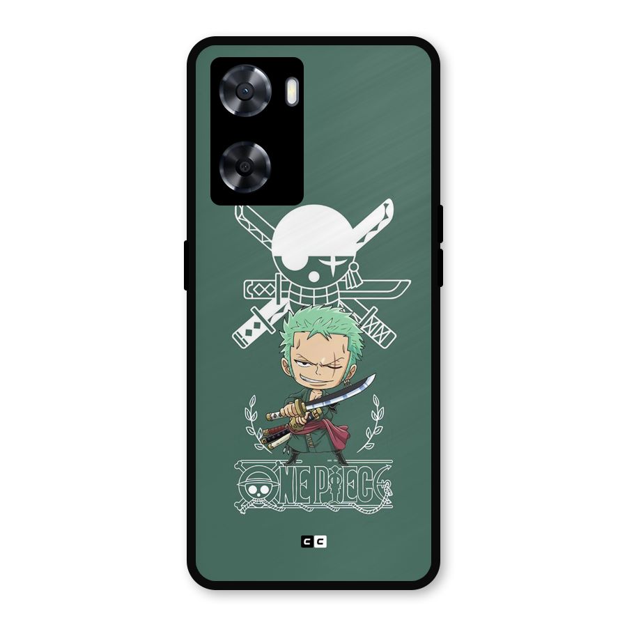 Hunter Zoro Sword Metal Back Case for Oppo A77