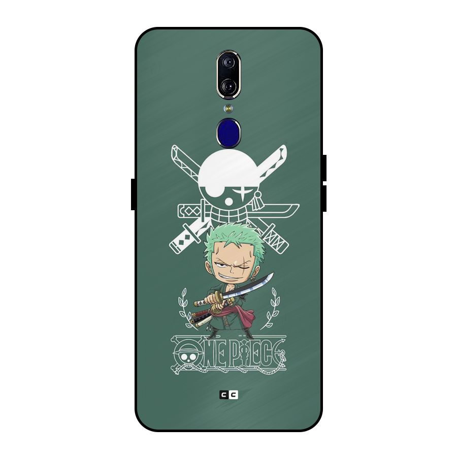 Hunter Zoro Sword Metal Back Case for Oppo F11