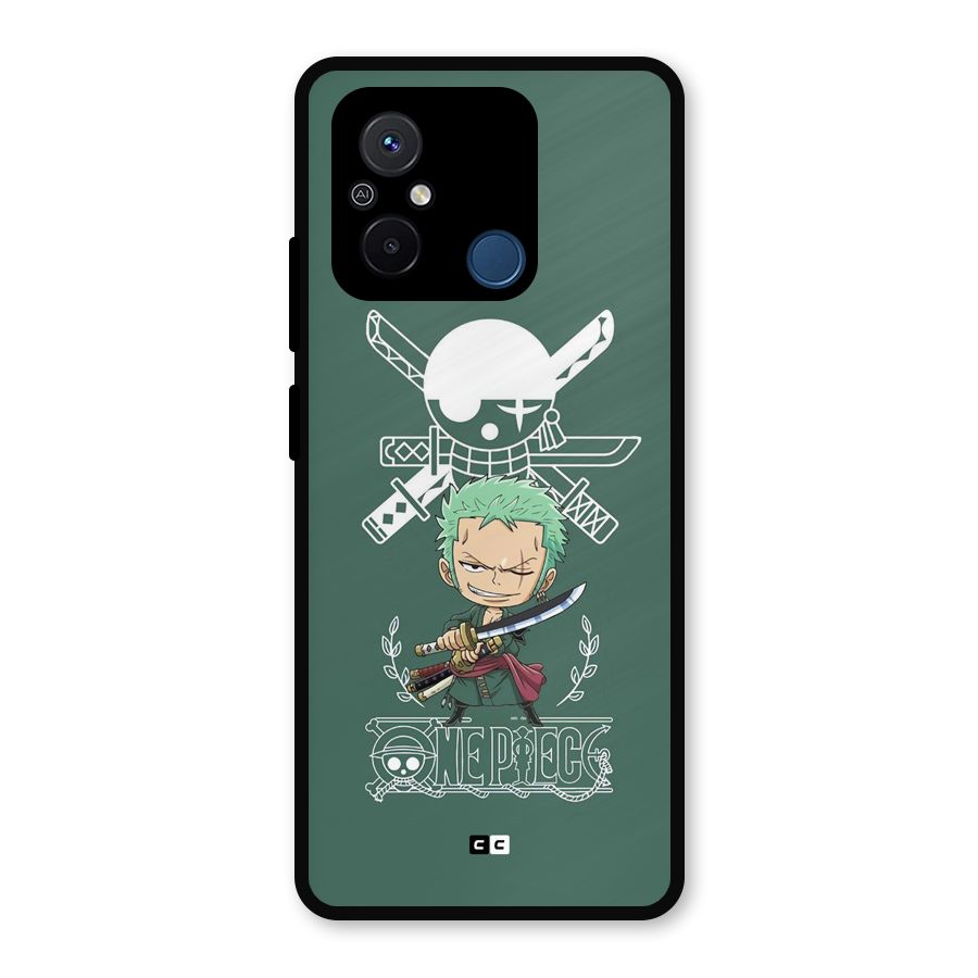 Hunter Zoro Sword Metal Back Case for Poco C55
