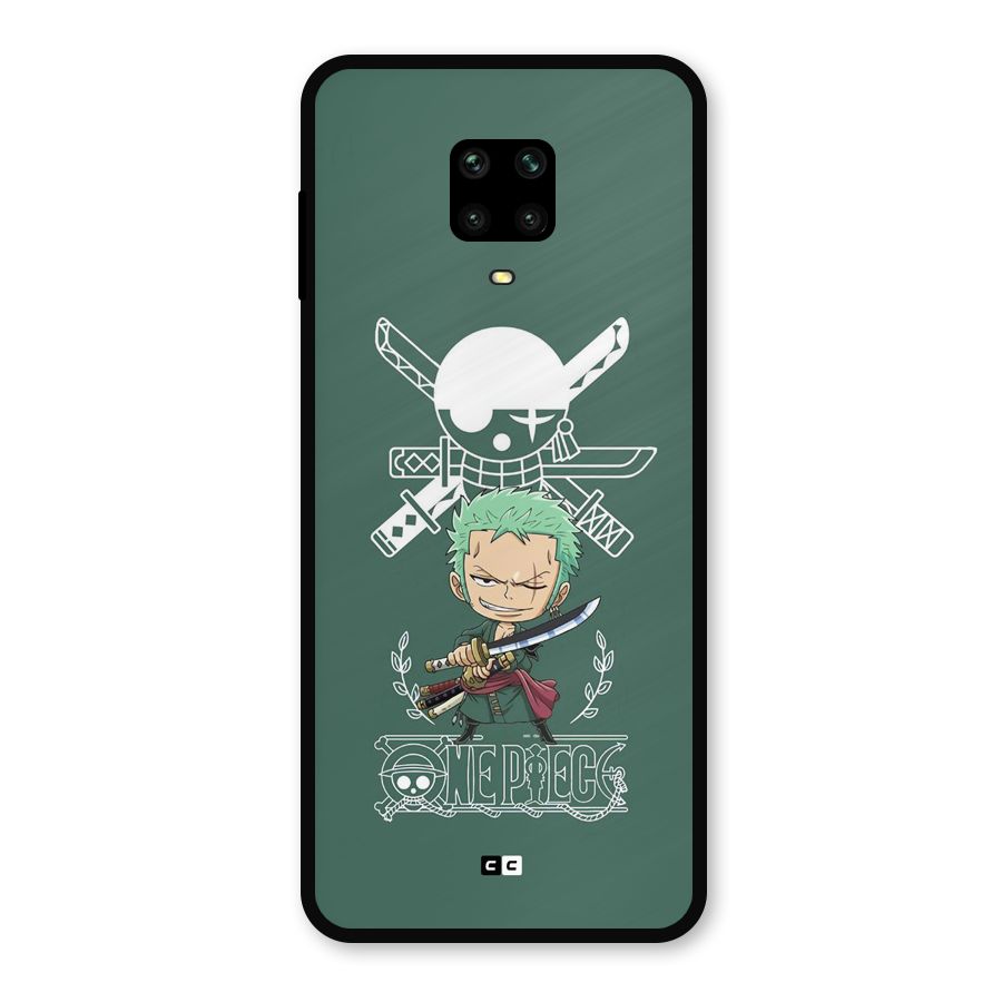 Hunter Zoro Sword Metal Back Case for Poco M2