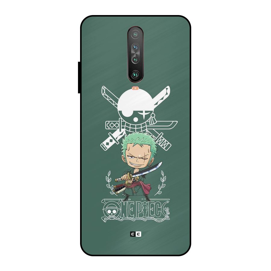 Hunter Zoro Sword Metal Back Case for Poco X2