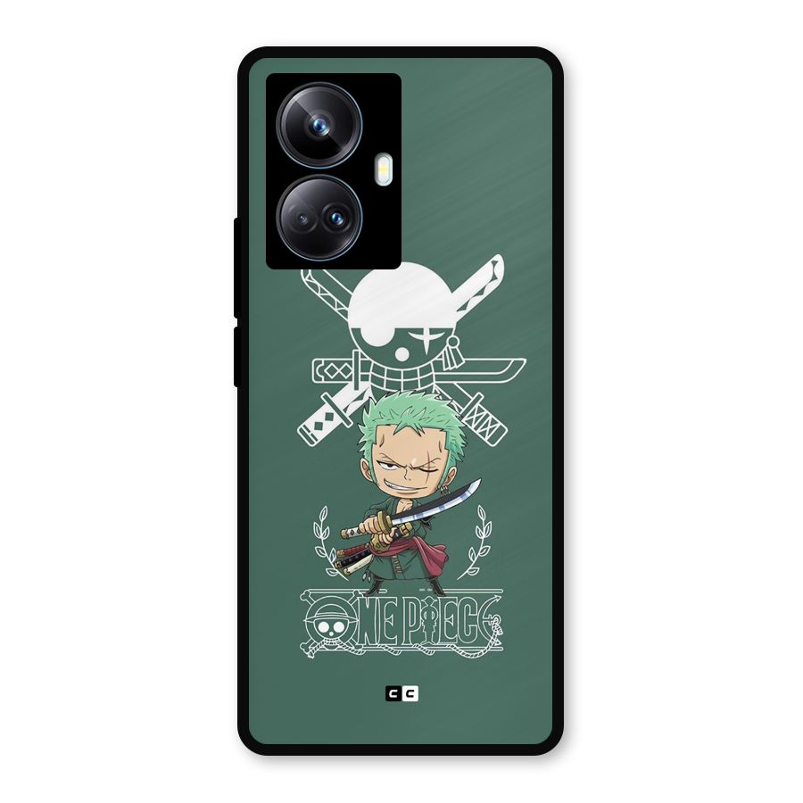 Hunter Zoro Sword Metal Back Case for Realme 10 Pro Plus
