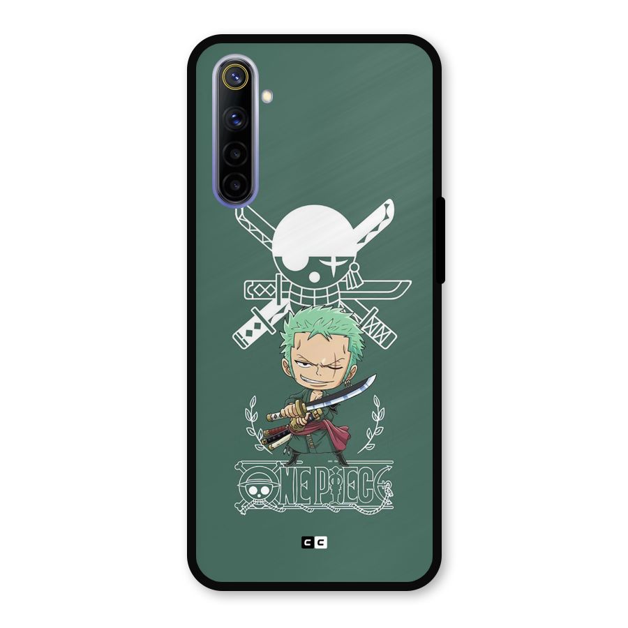 Hunter Zoro Sword Metal Back Case for Realme 6i