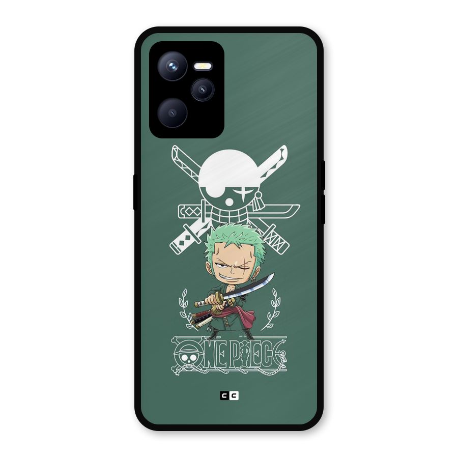 Hunter Zoro Sword Metal Back Case for Realme C35