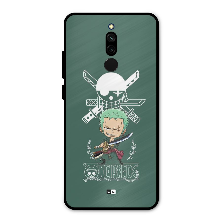 Hunter Zoro Sword Metal Back Case for Redmi 8