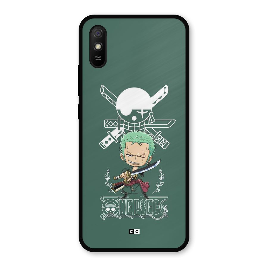 Hunter Zoro Sword Metal Back Case for Redmi 9i