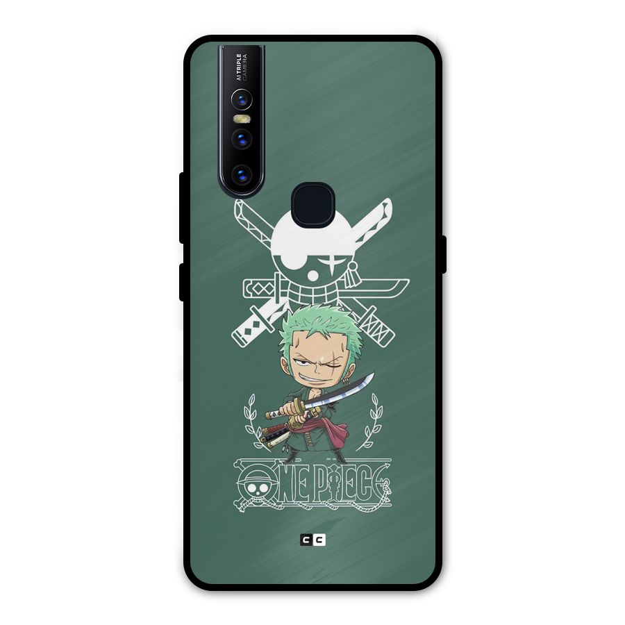 Hunter Zoro Sword Metal Back Case for Vivo V15