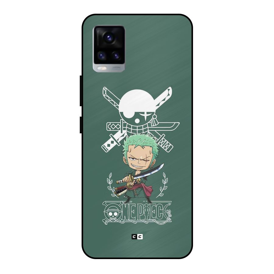Hunter Zoro Sword Metal Back Case for Vivo V20