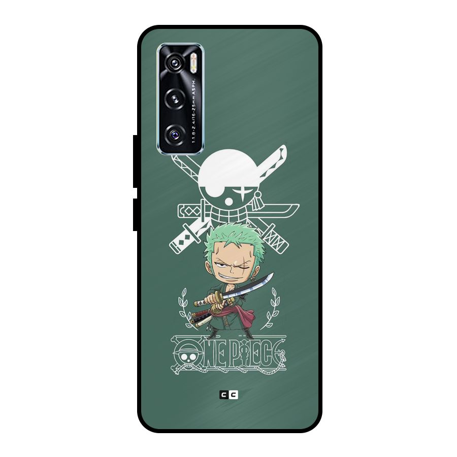 Hunter Zoro Sword Metal Back Case for Vivo V20 SE