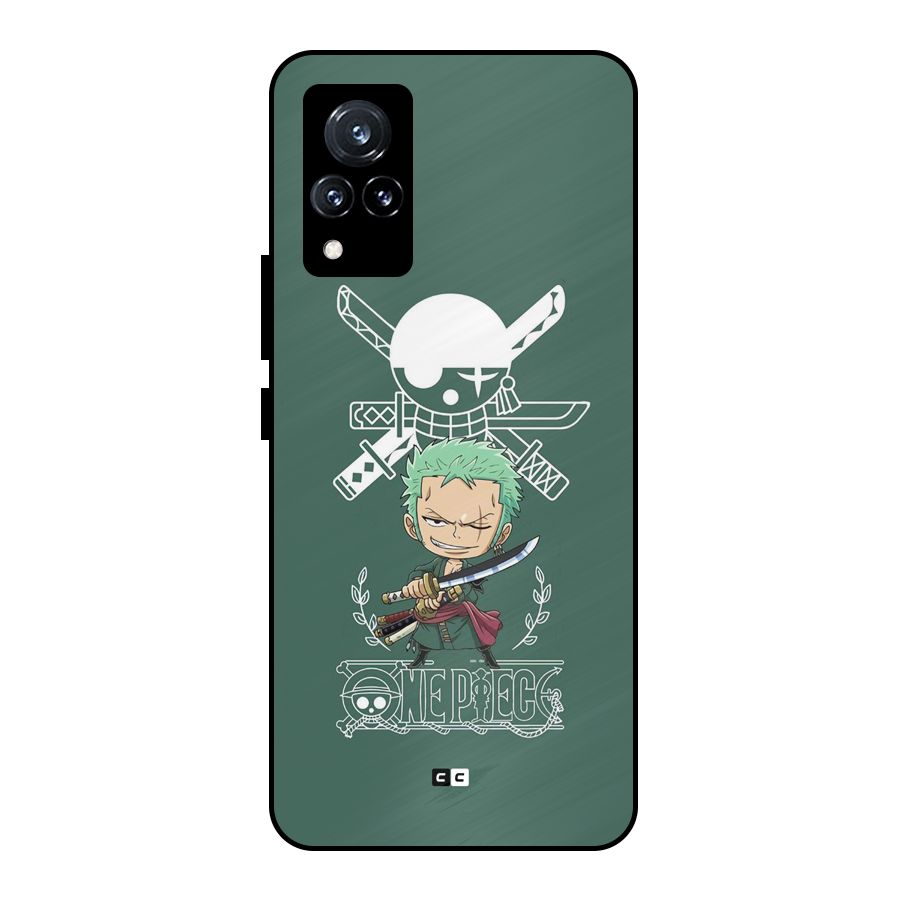 Hunter Zoro Sword Metal Back Case for Vivo V21 5G