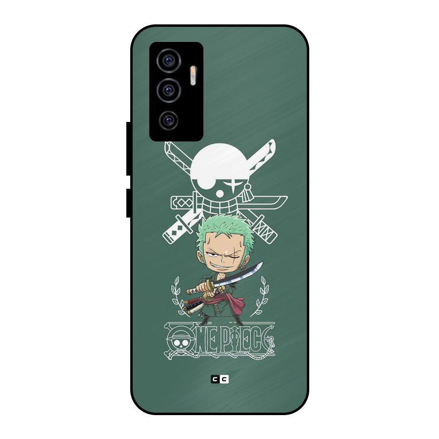 Hunter Zoro Sword Metal Back Case for Vivo V23e