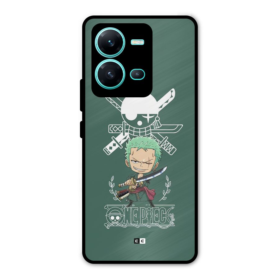 Hunter Zoro Sword Metal Back Case for Vivo V25