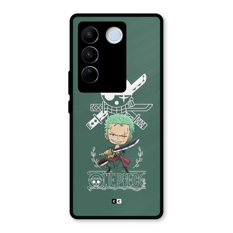 Hunter Zoro Sword Metal Back Case for Vivo V27