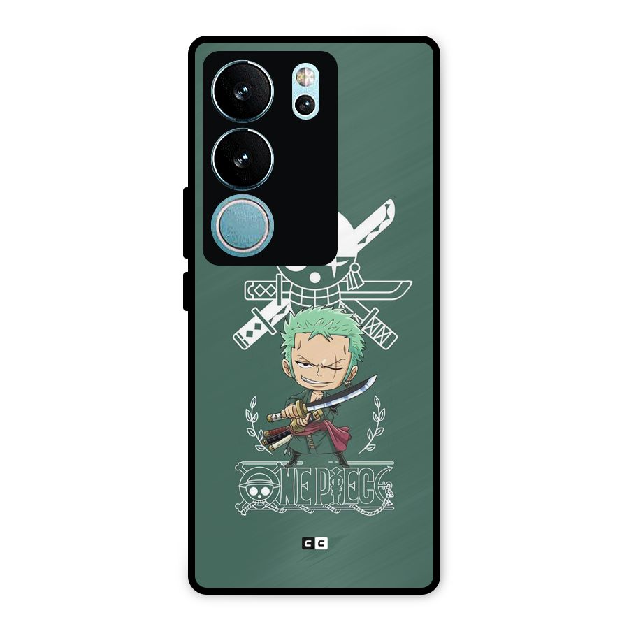 Hunter Zoro Sword Metal Back Case for Vivo V29
