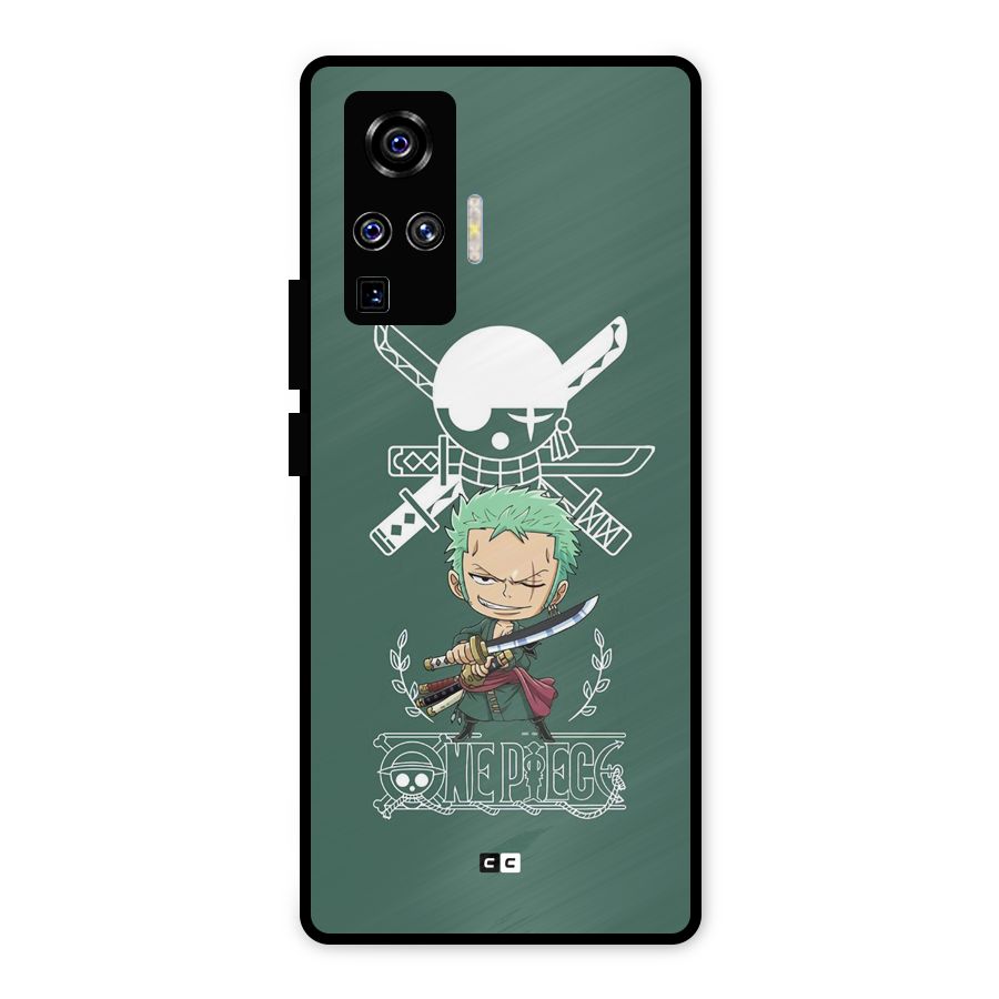 Hunter Zoro Sword Metal Back Case for Vivo X50 Pro