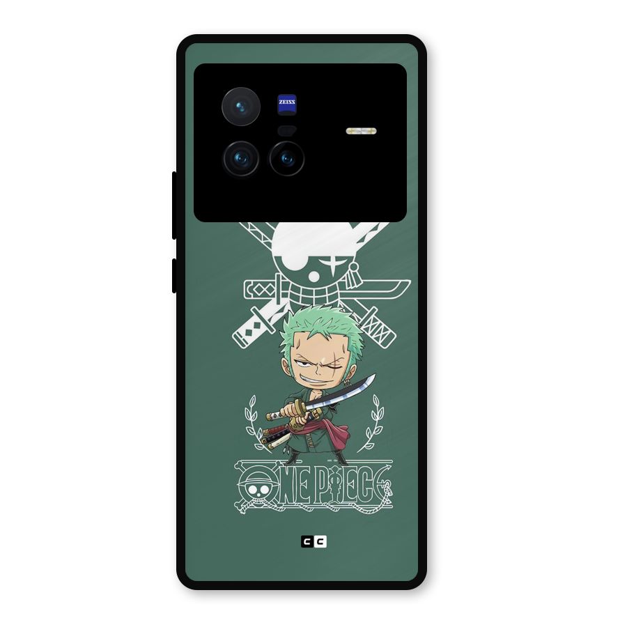 Hunter Zoro Sword Metal Back Case for Vivo X80