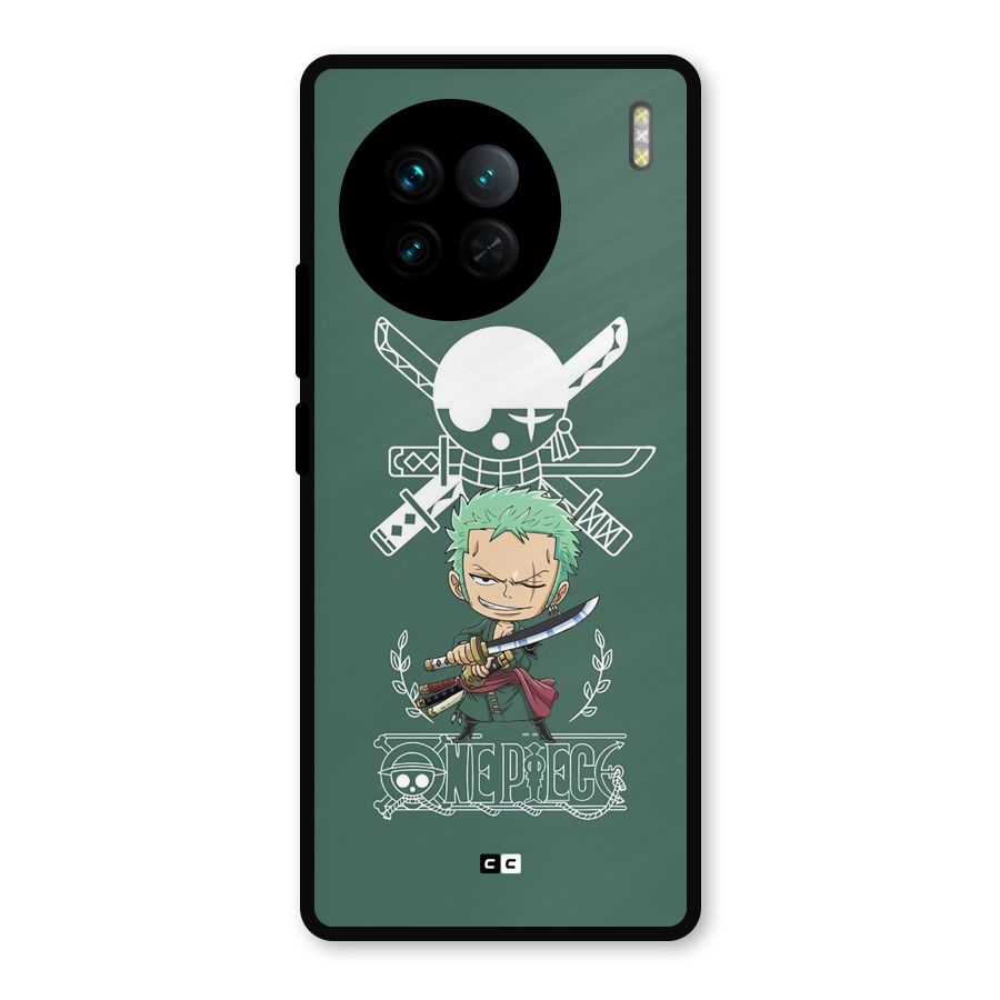 Hunter Zoro Sword Metal Back Case for Vivo X90