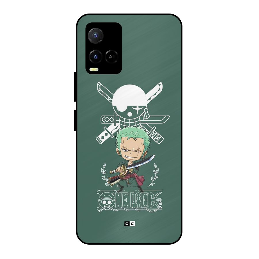 Hunter Zoro Sword Metal Back Case for Vivo Y21