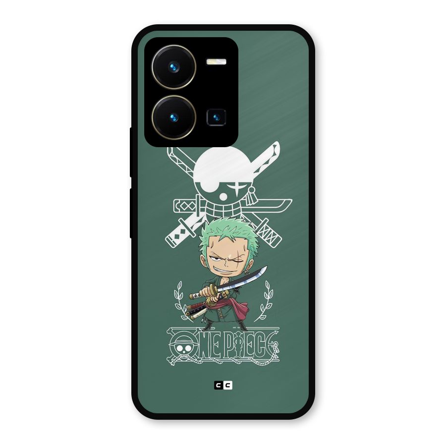 Hunter Zoro Sword Metal Back Case for Vivo Y35