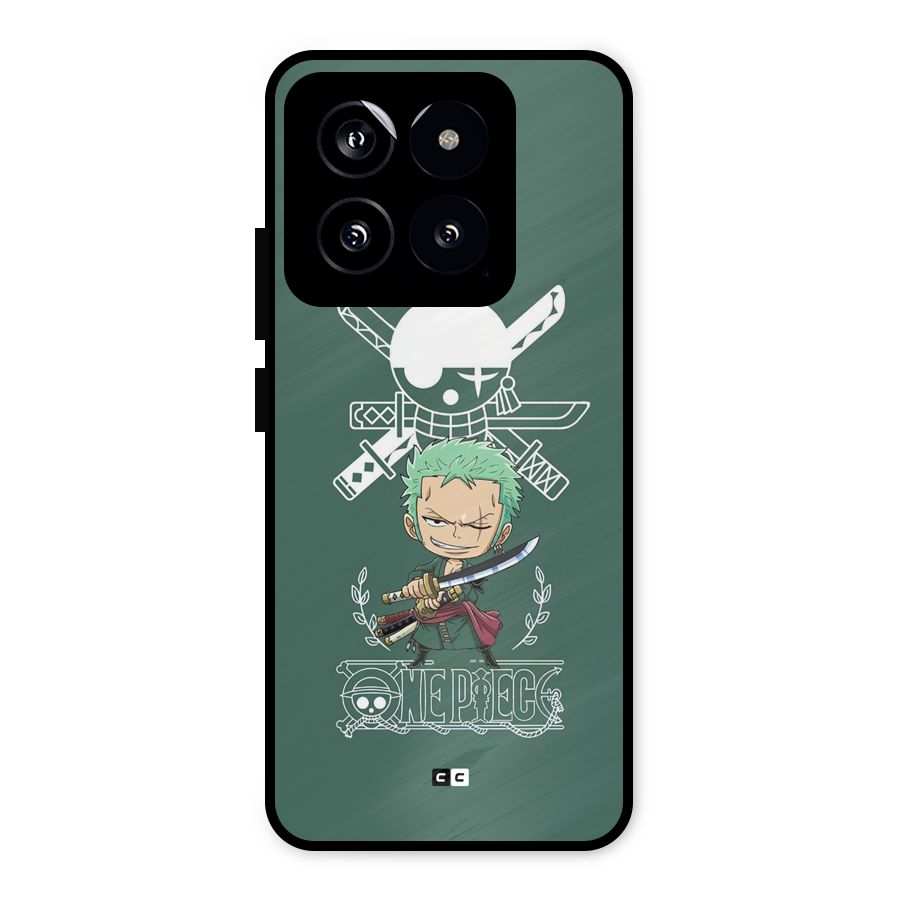 Hunter Zoro Sword Metal Back Case for Xiaomi 14