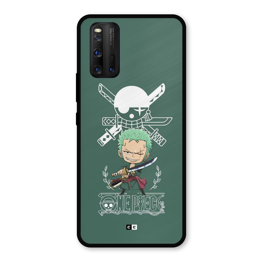 Hunter Zoro Sword Metal Back Case for iQOO 3