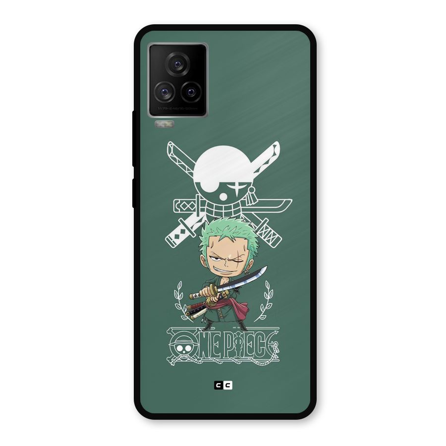 Hunter Zoro Sword Metal Back Case for iQOO 7 Legend 5G