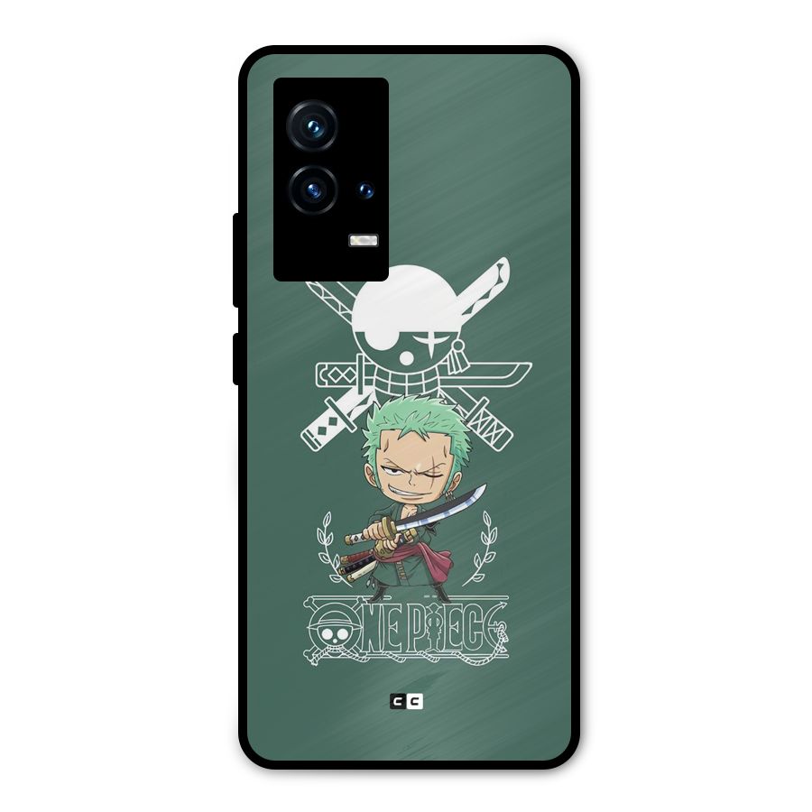 Hunter Zoro Sword Metal Back Case for iQOO 9 5G