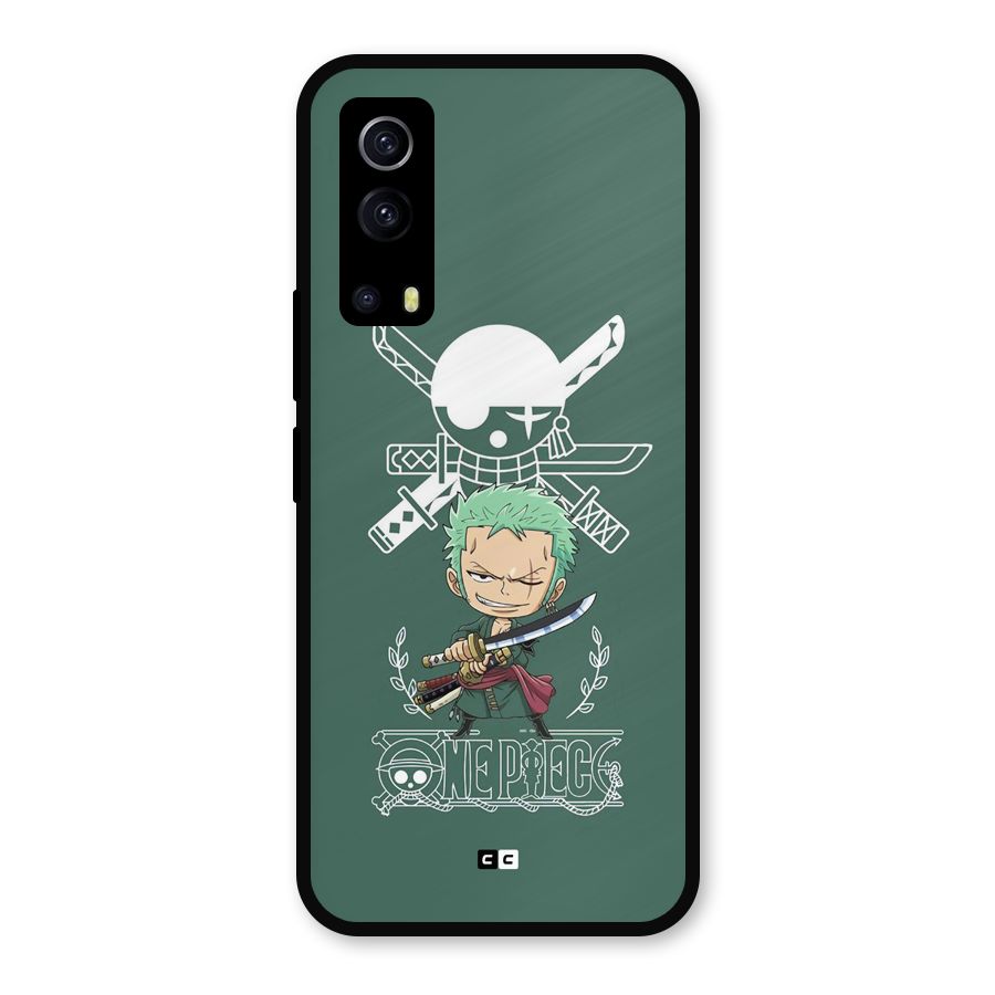 Hunter Zoro Sword Metal Back Case for iQOO Z3