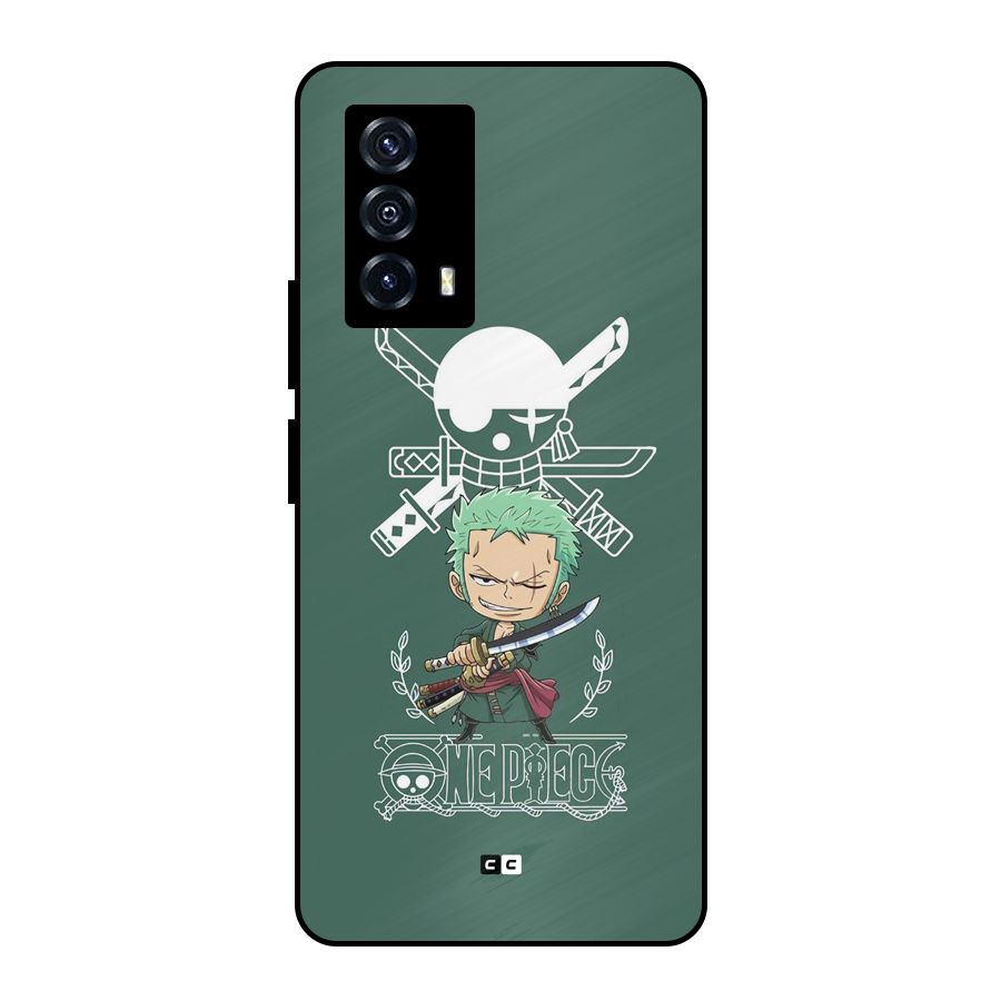 Hunter Zoro Sword Metal Back Case for iQOO Z5