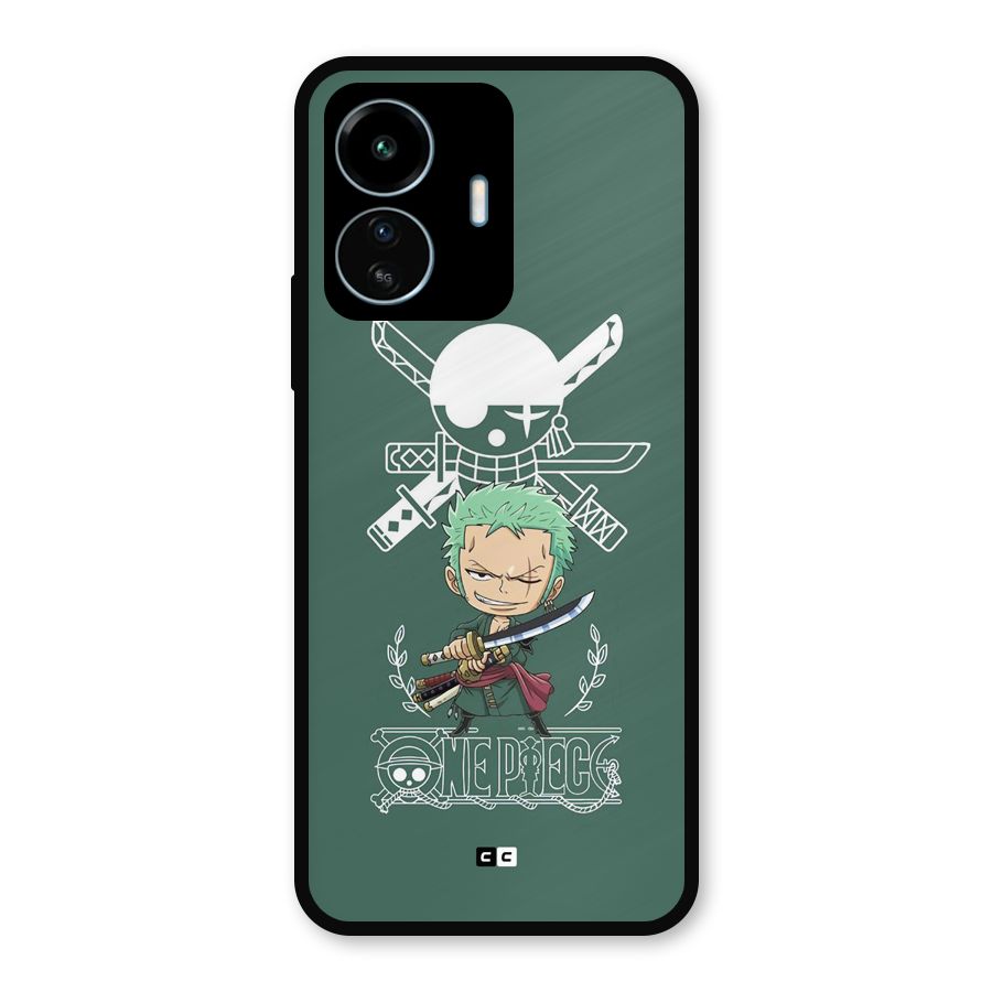 Hunter Zoro Sword Metal Back Case for vivo iQOO Z6 Lite 5G