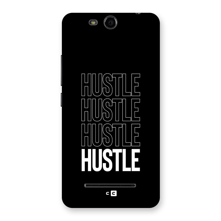 Hustle Hustle Hustle Back Case for Canvas Juice 3 Q392