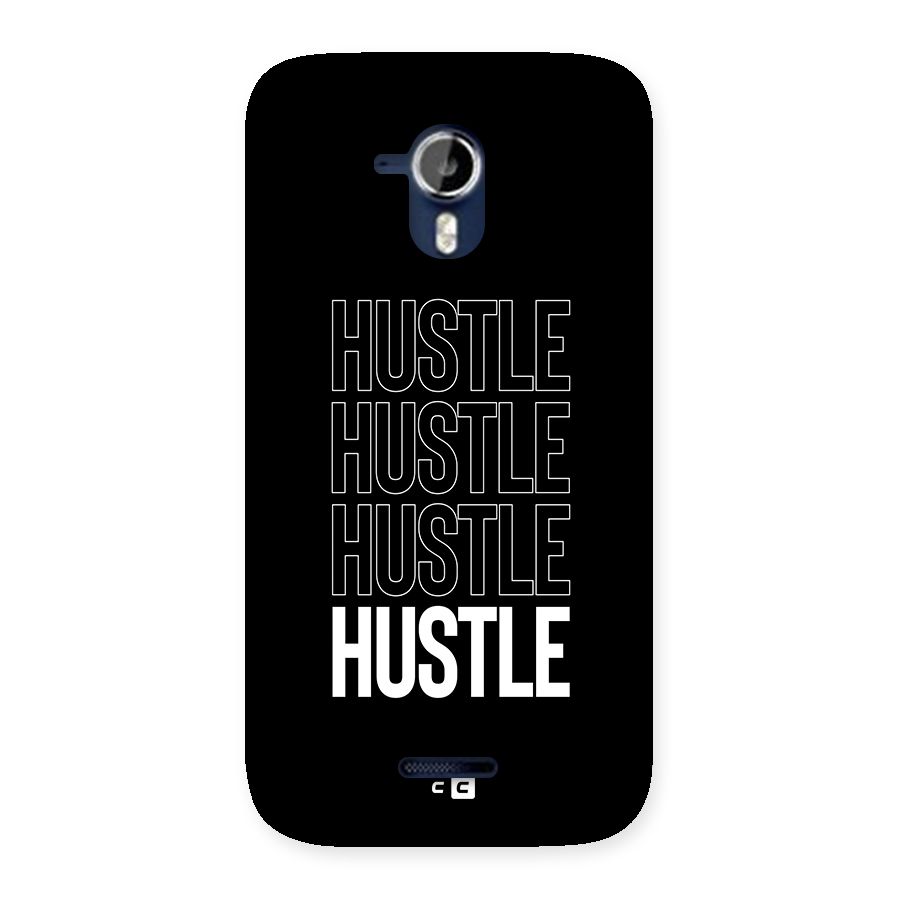 Hustle Hustle Hustle Back Case for Canvas Magnus A117