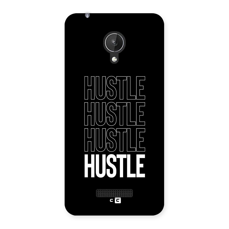 Hustle Hustle Hustle Back Case for Canvas Spark Q380