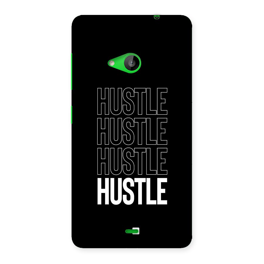 Hustle Hustle Hustle Back Case for Lumia 535