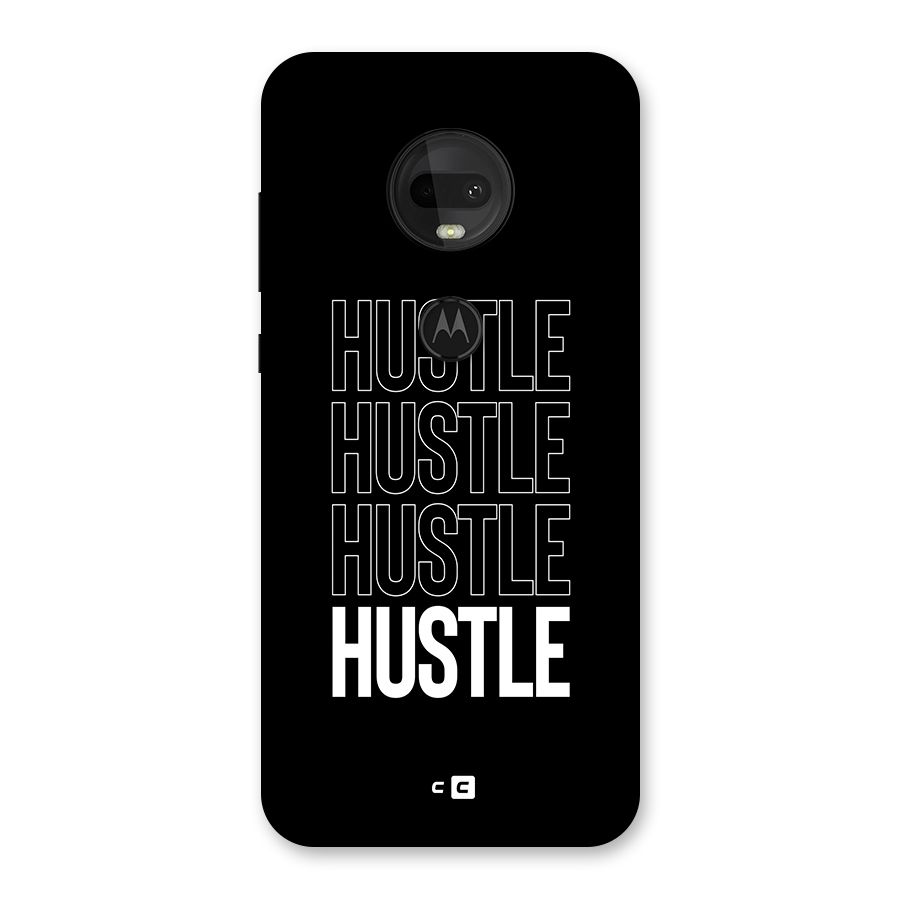 Hustle Hustle Hustle Back Case for Moto G7