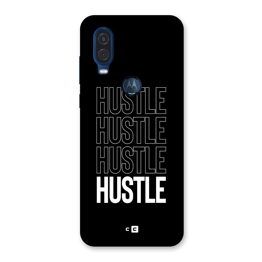 Hustle Hustle Hustle Back Case for Motorola One Vision