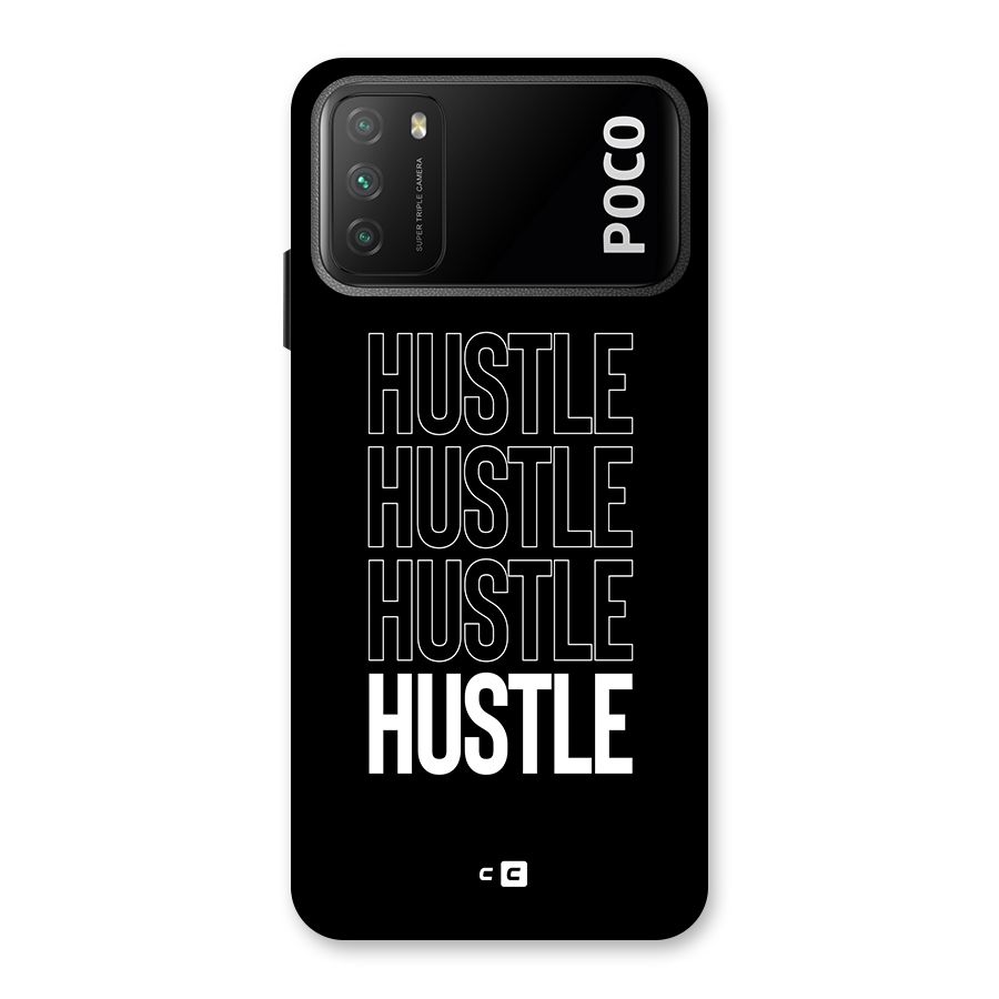 Hustle Hustle Hustle Back Case for Poco M3