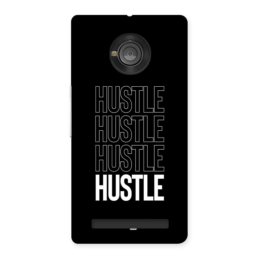 Hustle Hustle Hustle Back Case for Yuphoria