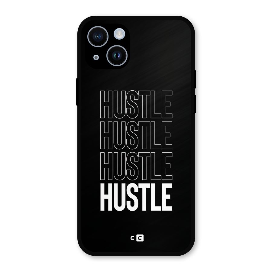 Hustle Hustle Hustle Metal Back Case for iPhone 14