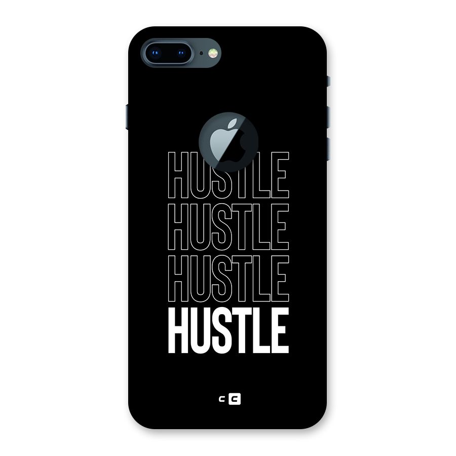 Hustle Hustle Hustle Back Case for iPhone 7 Plus Logo Cut