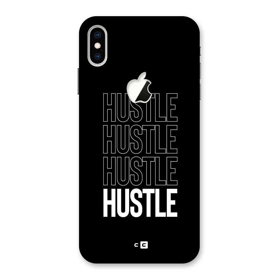 Hustle Hustle Hustle Back Case for iPhone XS Max Apple Cut