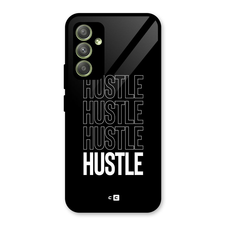 Hustle Hustle Hustle Glass Back Case for Galaxy A54