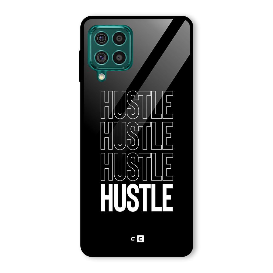 Hustle Hustle Hustle Glass Back Case for Galaxy F62