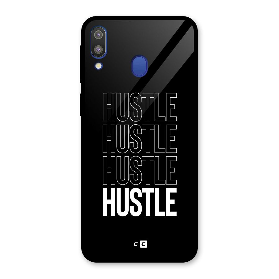 Hustle Hustle Hustle Glass Back Case for Galaxy M20